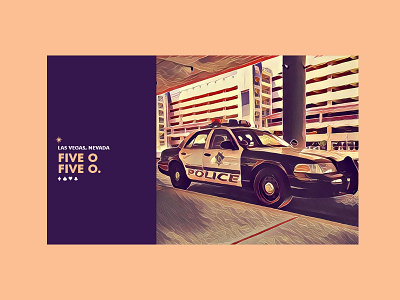 ∆ Five O. Five O ∆ branding color cops filter las vegas photography police summer type vacation vegas