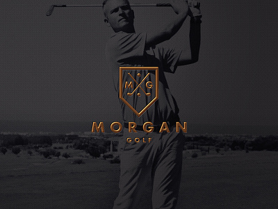 Fourrrrrrrrrrrrr branding golf golfer identity logo logomark mono pga type
