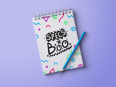 ∆ Specs 'N' Boo ∆ art artwork branding color father fun illustration logo type