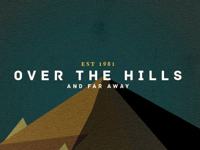 ∆ Over The Hills ∆ color illustration illustrator layout texture type world