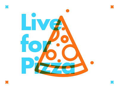 ∆ Live for Pizza ∆ branding design designer freelance illustration illustrator live pizza type