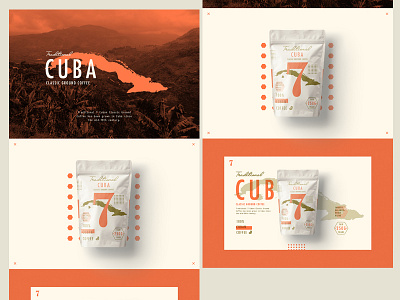 ∆ Traditional 7 Coffee | Cuba ∆ branding coffee layout logo packaging texture type ui website