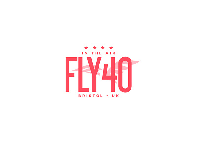 FLY 40 branding icon logo logomark type typography