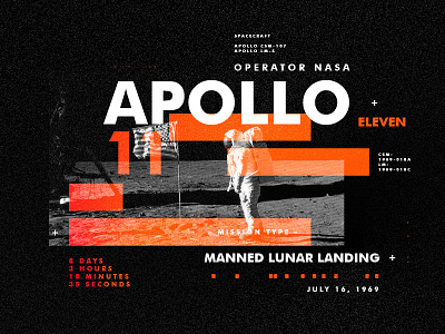 Apollo 11 apollo design layout nasa space spacetravel texture type