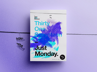 👁Made You Look👁 | 15 | Just Monday. 2017 color creative design dribbble freelance helvetica nike poster posters type