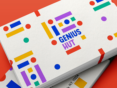 Genius Hut Branding brand branding color colour gradient identity logo logomark type