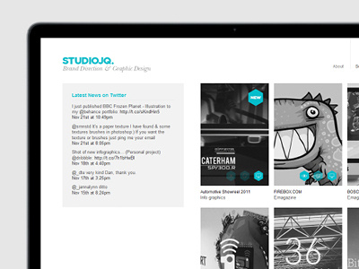 STUDIOJQ - Website update (Nov 11) branding design jq logo studio website