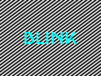 / BLINK / 2017 digital freelance logo motivation typography