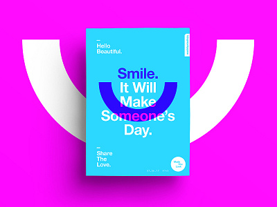 👁Made You Look👁 143 | Smile. 2017 color colour design freelance motivation poster postereveryday sexy type typography