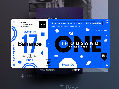 Uber Project | Thank You. behance brand branding icon illustration uber usa
