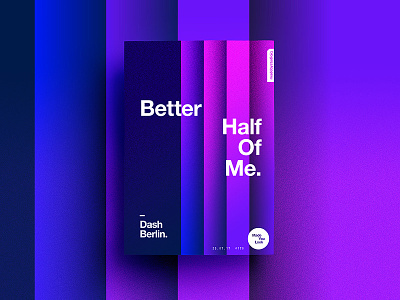 👁Made You Look👁 178 | Better Half Of Me. 2017 color colour design freelance motivation music poster postereveryday sexy typography