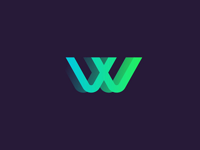 W Logomark brand branding logo logomark