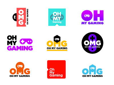 Logos brand branding designer gaming gradient logo logomark shape