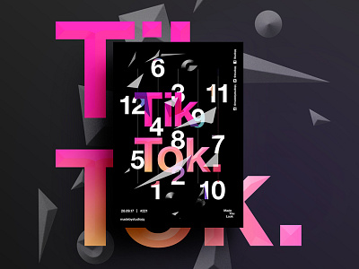 👁Made You Look👁 221 | Tik Tok. beautiful color design gradient poster postereveryday swiss typography