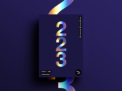 👁Made You Look👁 223 beautiful color design gradient poster postereveryday swiss typography