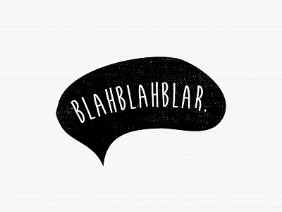 BlahBlahBlar. brand branding logo logomark marketing shape symbols texture