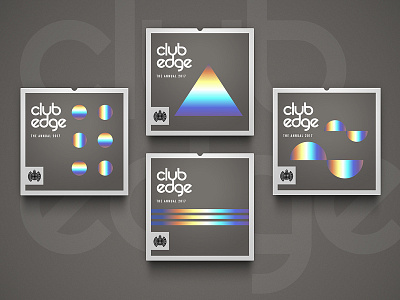 Club Edge | Ministry of Sound brand branding gradient logo logomark ministry music symbols