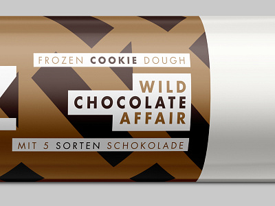 Wild Chocolate Affair brand branding chocolate cookie dough icons packaging stroke