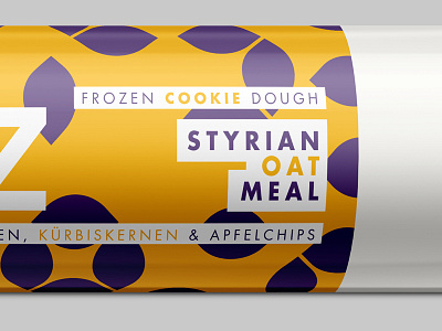 Styrian Oat Meal brand branding chocolate coffee cookie dough icons latte packaging