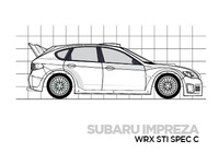 Субару импреза чертеж