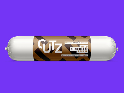 CUTZ | Wild Chocolate Affair branding chocolate cookie dough illustration packaging