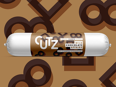 CUTZ | Wild Chocolate Affair branding chocolate cookie dough illustration packaging