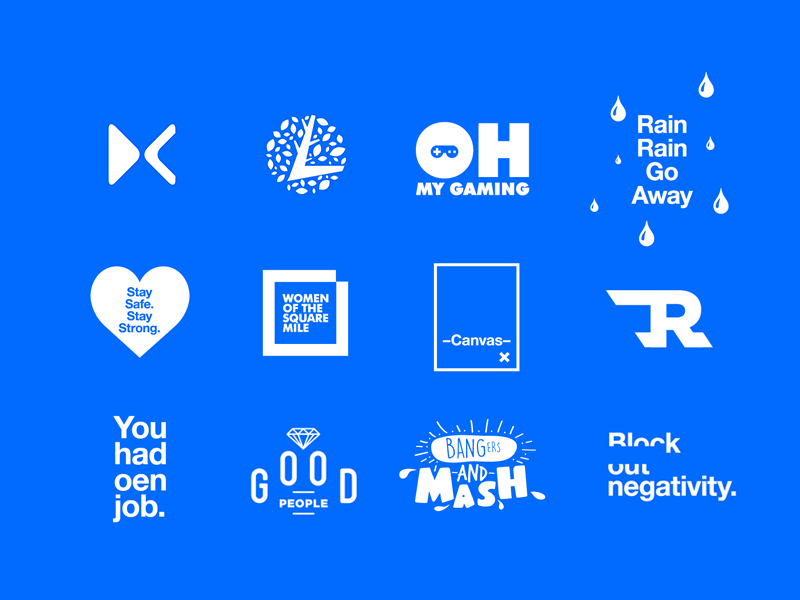 Logos, Slogans & Icons 2016-17 By Madebystudiojq On Dribbble