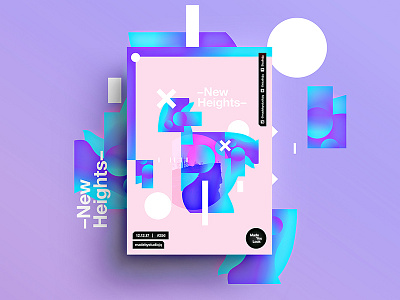 Made You Look👁 256 | –New Heights– 2018 beautiful color design motivation pantone positive poster postereveryday swiss typography