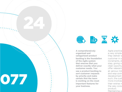 Info graphics for a network brochure 2