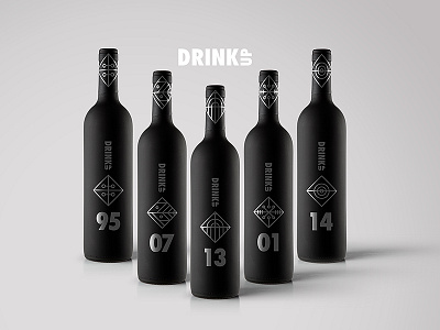 DRINK UP | Wine Labels illustration label packaging stroke type wine