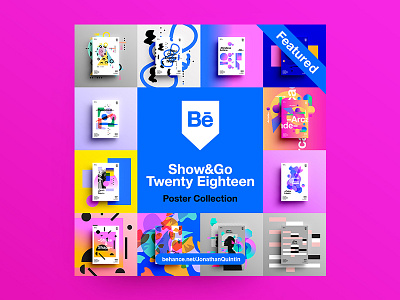 👁Show & Go👁 | Featured. 2018 abstract branding color design motivation positive poster swiss typography