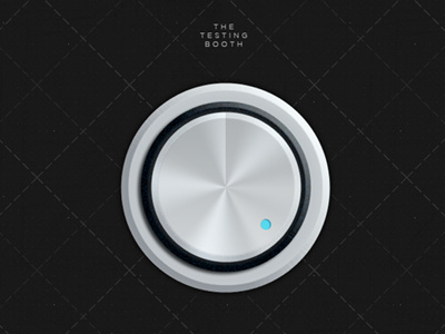 The testing booth button... blue icon interface photoshop texture ui