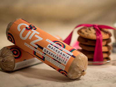 CUTZ Cookie Dough austria branding cookie logo logos packaging pattern
