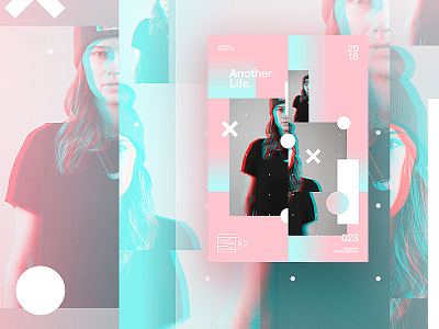 👁Show & Go👁 028 | Another Life. 2018 abstract branding color design poster sexy swiss tutorial typography