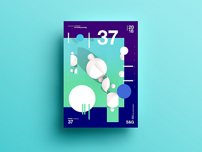 👁Show & Go👁 037 2018 3d branding c4d color design poster swiss tutorial typography