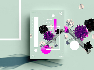 👁Show & Go👁 039 | Moment Of Glory. 2018 3d branding c4d color design poster swiss tutorial typography