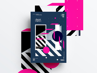 👁Show & Go👁 041 | Secret Legacy 2018 3d branding color design poster swiss tutorial typography