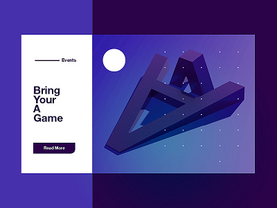 Bring You A Game 2018 3d branding c4d color design tutorial typography ui web