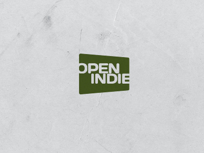 Indie film logo (Chosen logo) green indie logo music texture