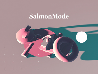 Salmon Mode | Render 2018 3d branding c4d color design tutorial typography ui web