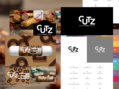 From Concept To Reality | CUTZ austria brand branding chocolate cookie dough icons packaging shop