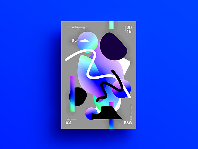 –Symbolic. 2018 3d abstract adobe branding color design gradient poster swiss tutorial typography