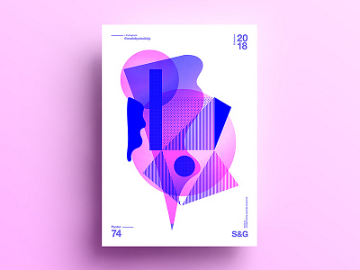 74. 2018 2d abstract art branding c4d color design digitalart pattern tutorial typography