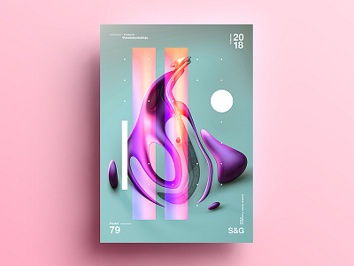 Encore 2018 2d abstract art branding c4d color design digitalart pattern tutorial typography