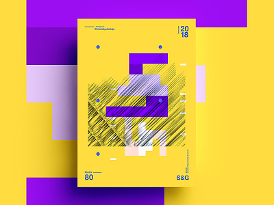 On The Edge 2018 2d abstract art branding c4d color design digitalart pattern tutorial typography
