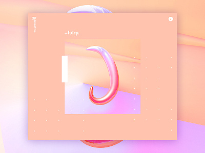 J | 36DaysOfType 2018 36daysoftype 3d c4d color design gradient tutorial typography
