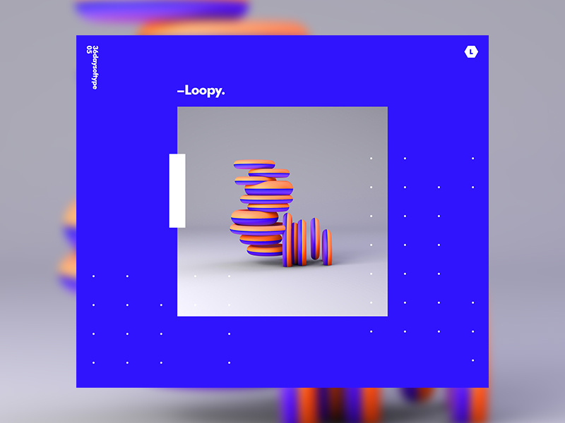 L | 36DaysOfType color 36daysoftype 2018 3d gradient typography design tutorial c4d