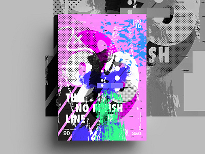 There Is No Finish Line 2018 abstract art color design digitalart nike sport tutorial type typography