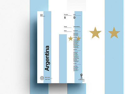 2018 FIFA World Cup Retro Posters | Argentina