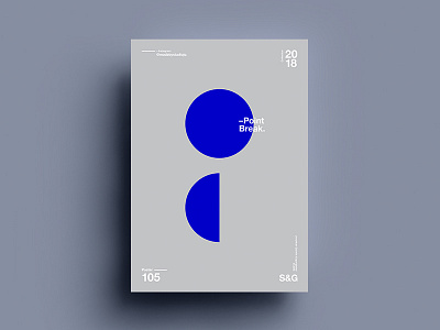 Point Break. 2018 abstract art color design gradient swiss digitalart tutorial type typography